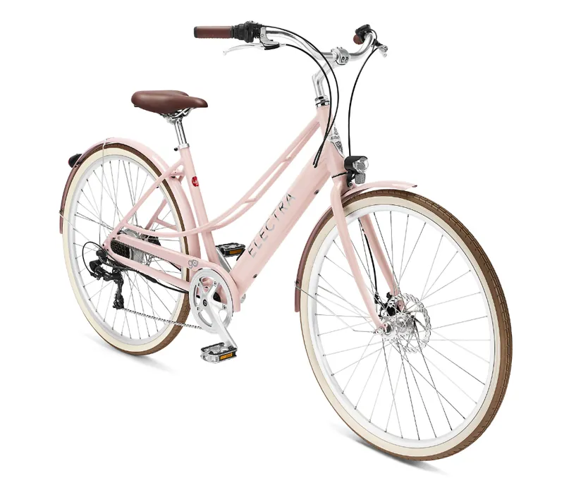Electra Loft Go 7d Step Thru Eu Electric Hybrid Bike 2025 in Cloud Pink-9